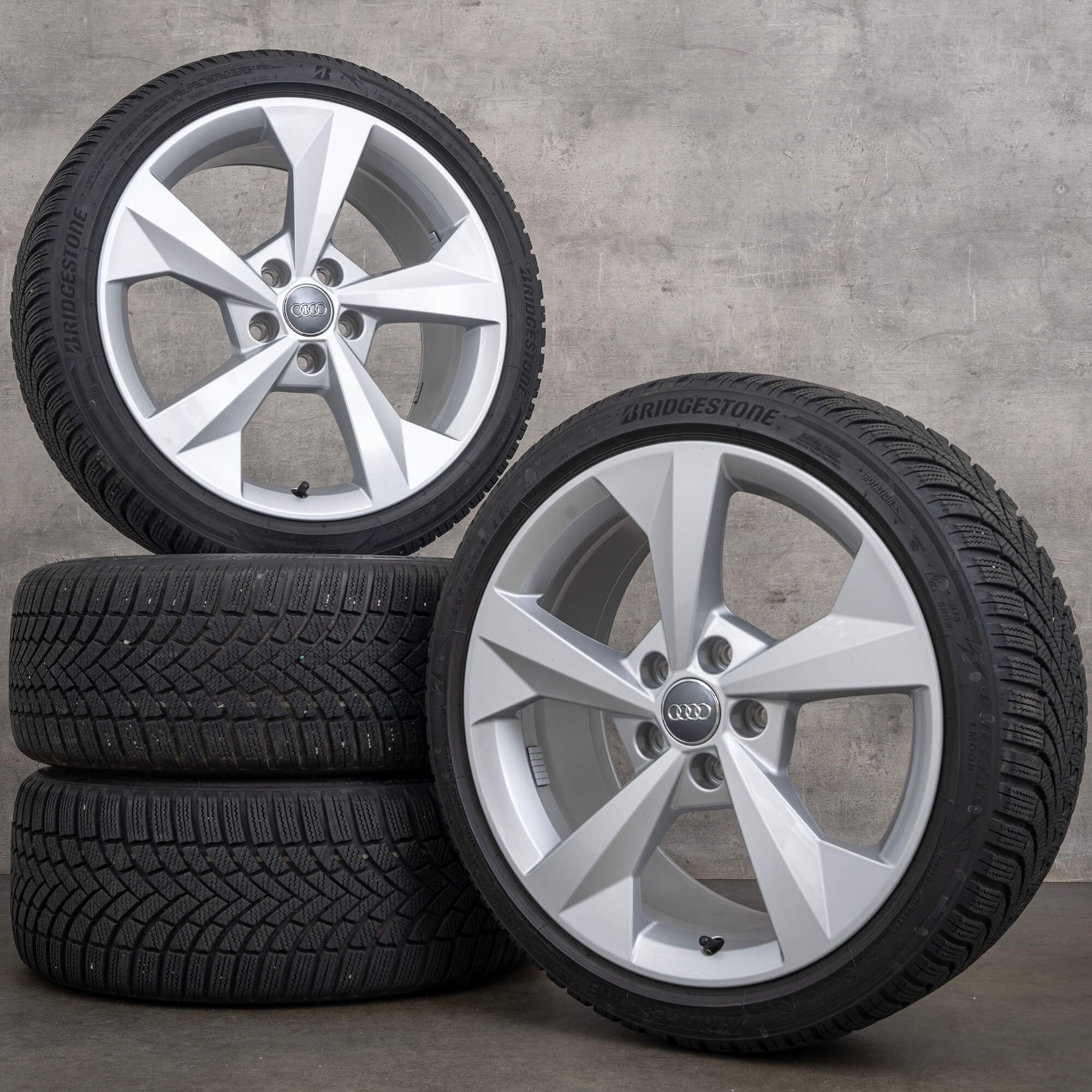 Audi A3 S3 8Y zimni alu kola pneumatiky 18 palcové hliníkové ráfky 8Y0601025J 6,5 mm