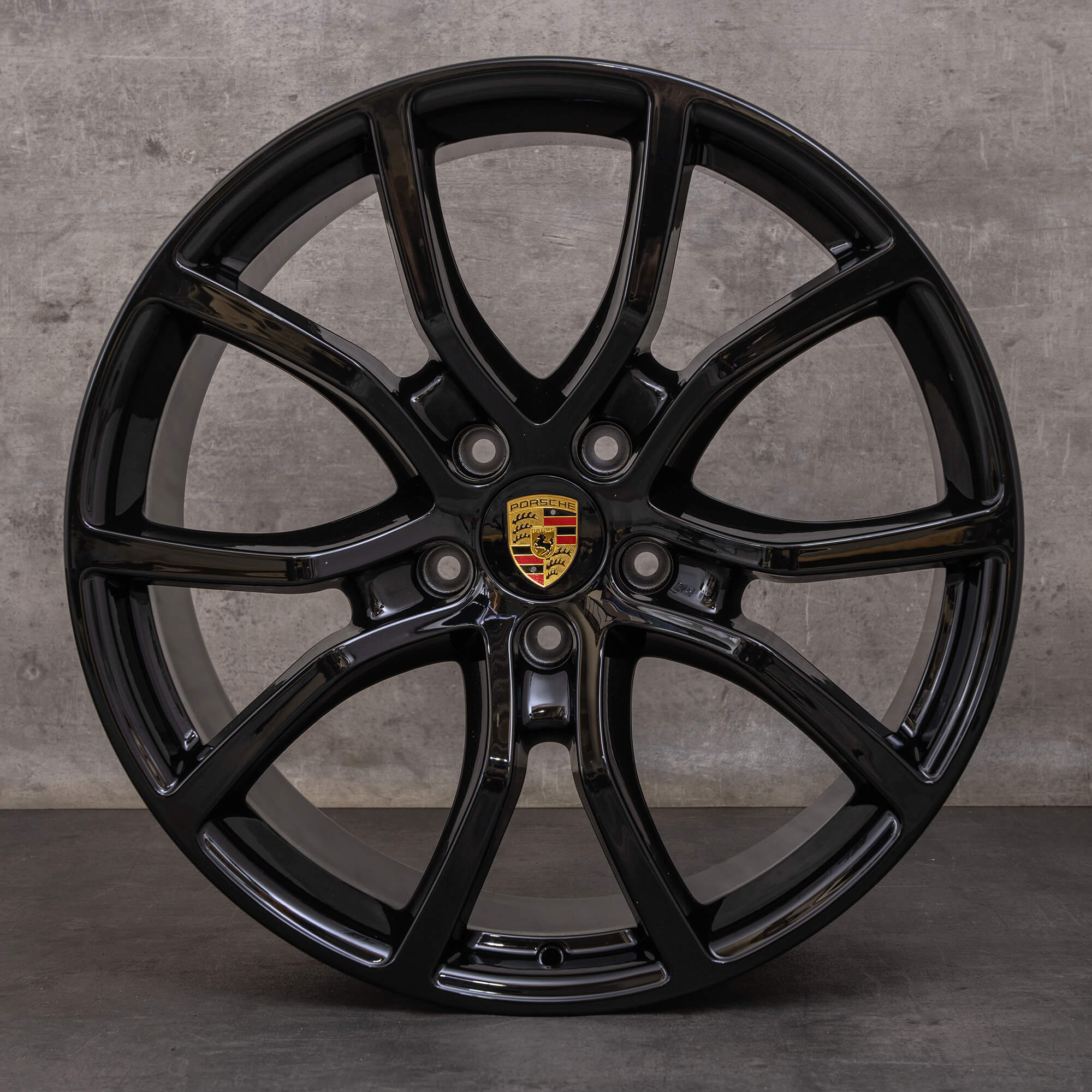 Alkuperäiset Porsche Cayenne talvirenkaat 21 tuuman 9YA I vanteet 9Y0601025DB 9Y0601025DC Exclusive Design syvämusta UUTUUS