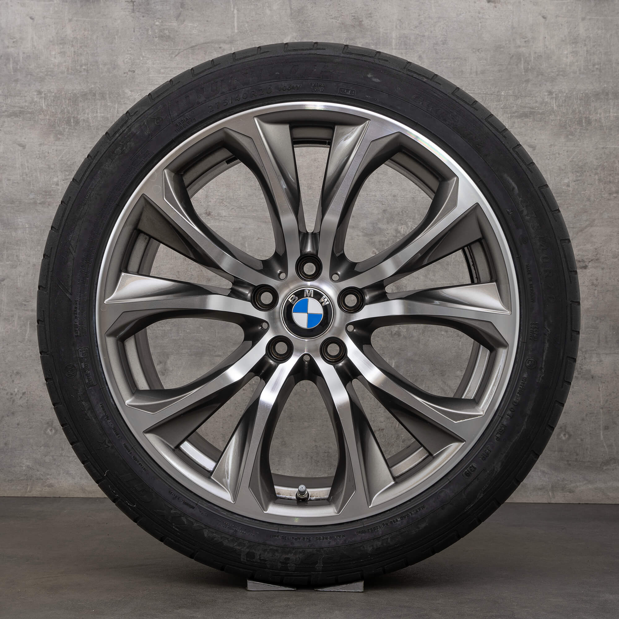 BMW 20 tommer aluminiumsfælge X5 F15 E70 X6 F16 sommerhjul sommerdæk fælge