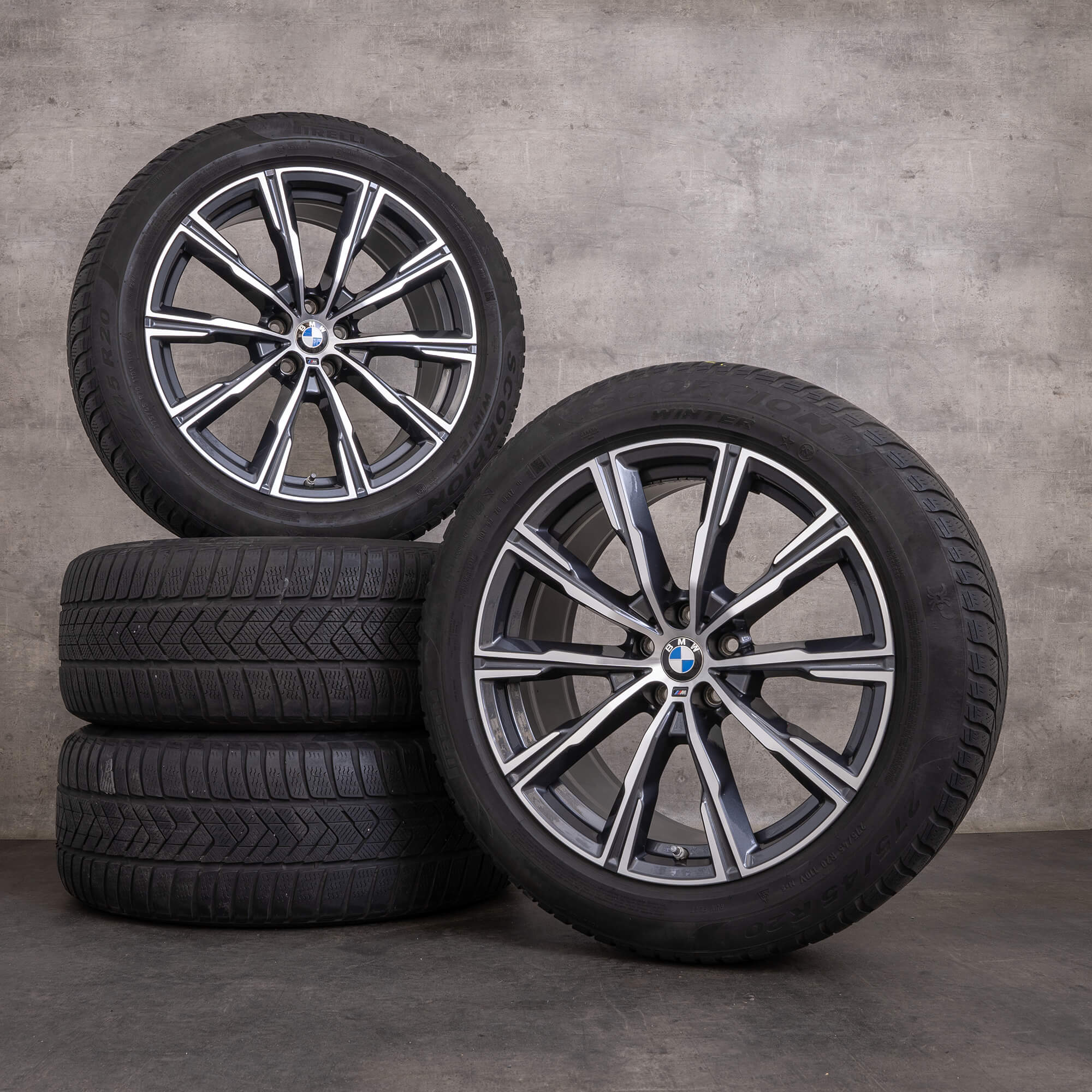 OEM BMW X5 X6 snow tire packages 20 inch G05 G06 Rims Styling 740