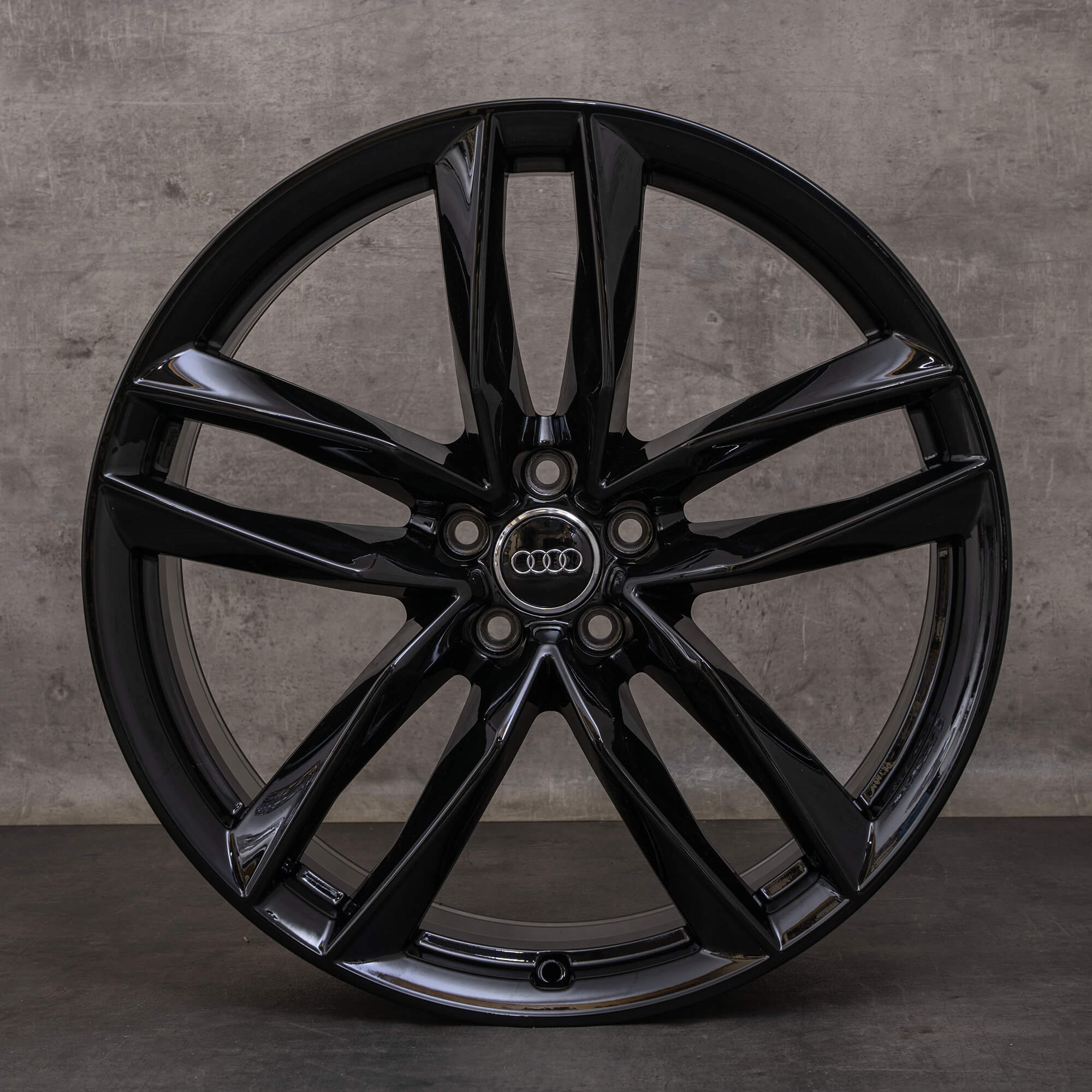 Originele Audi RS6 velgen 21 inch 4G 4G060601025CG zwart glanzend