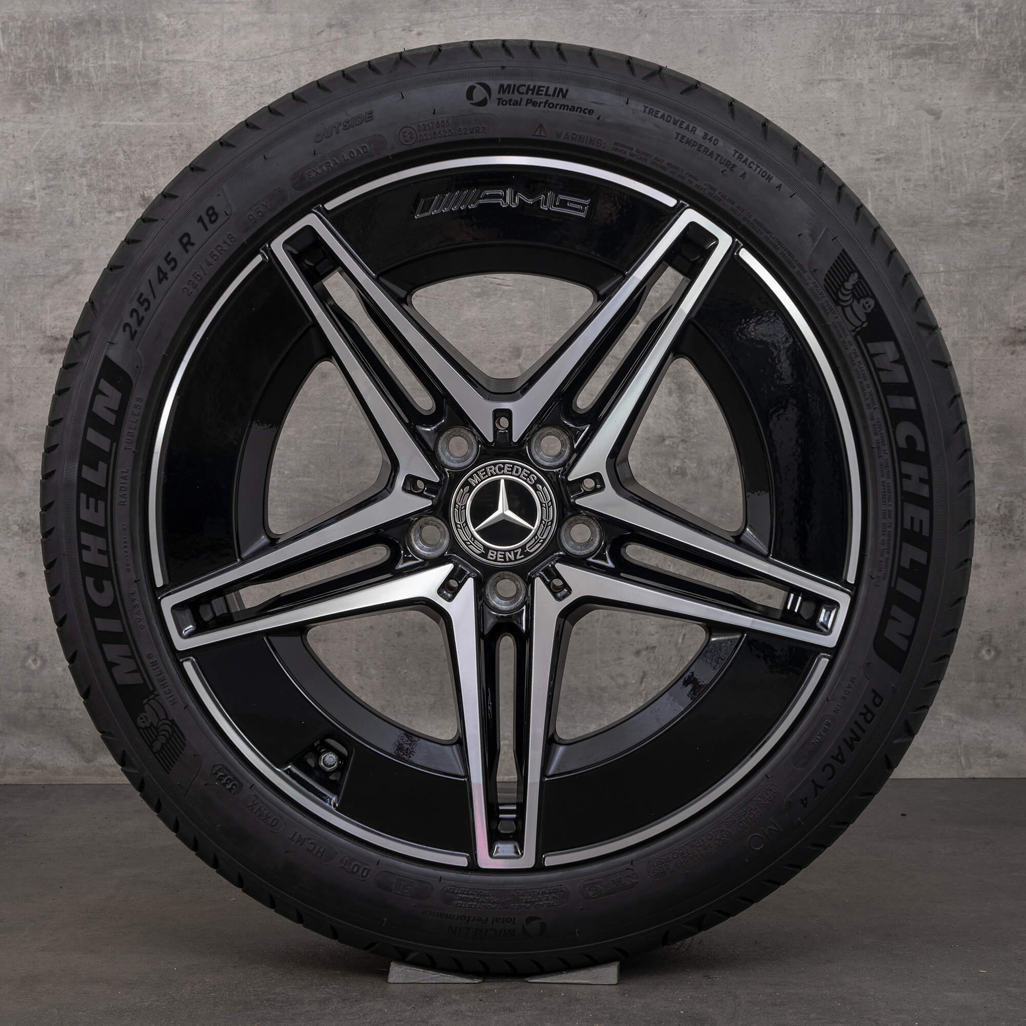 Mercedes 18 Inch Rims OEM Mercedes Benz C Class Hybrid rims 18 inch W206 S206 C300e C300de C400e