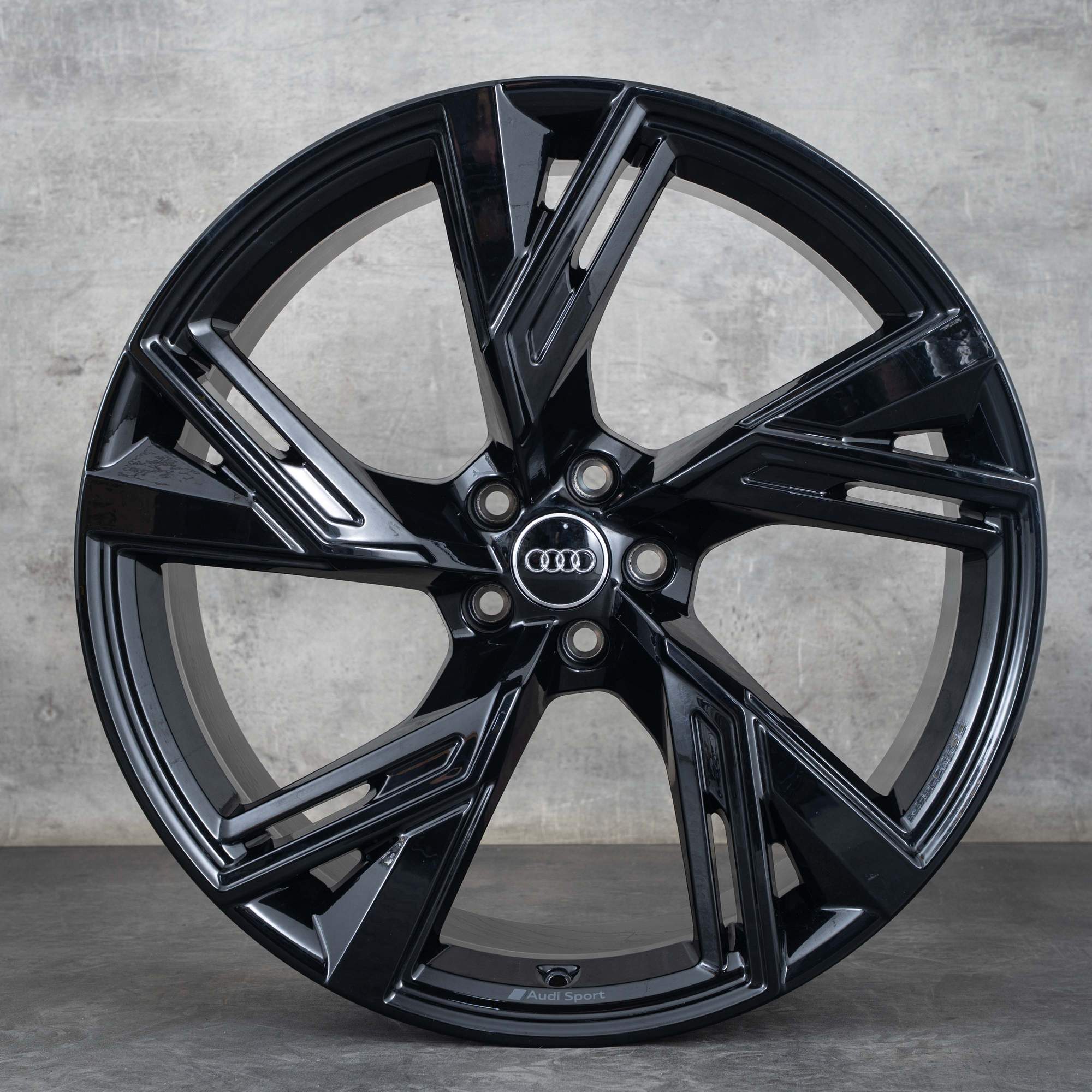 Original Audi RS6 RS7 Felgen 22 Zoll 4K RS 4K0601025DH schwarz glanz