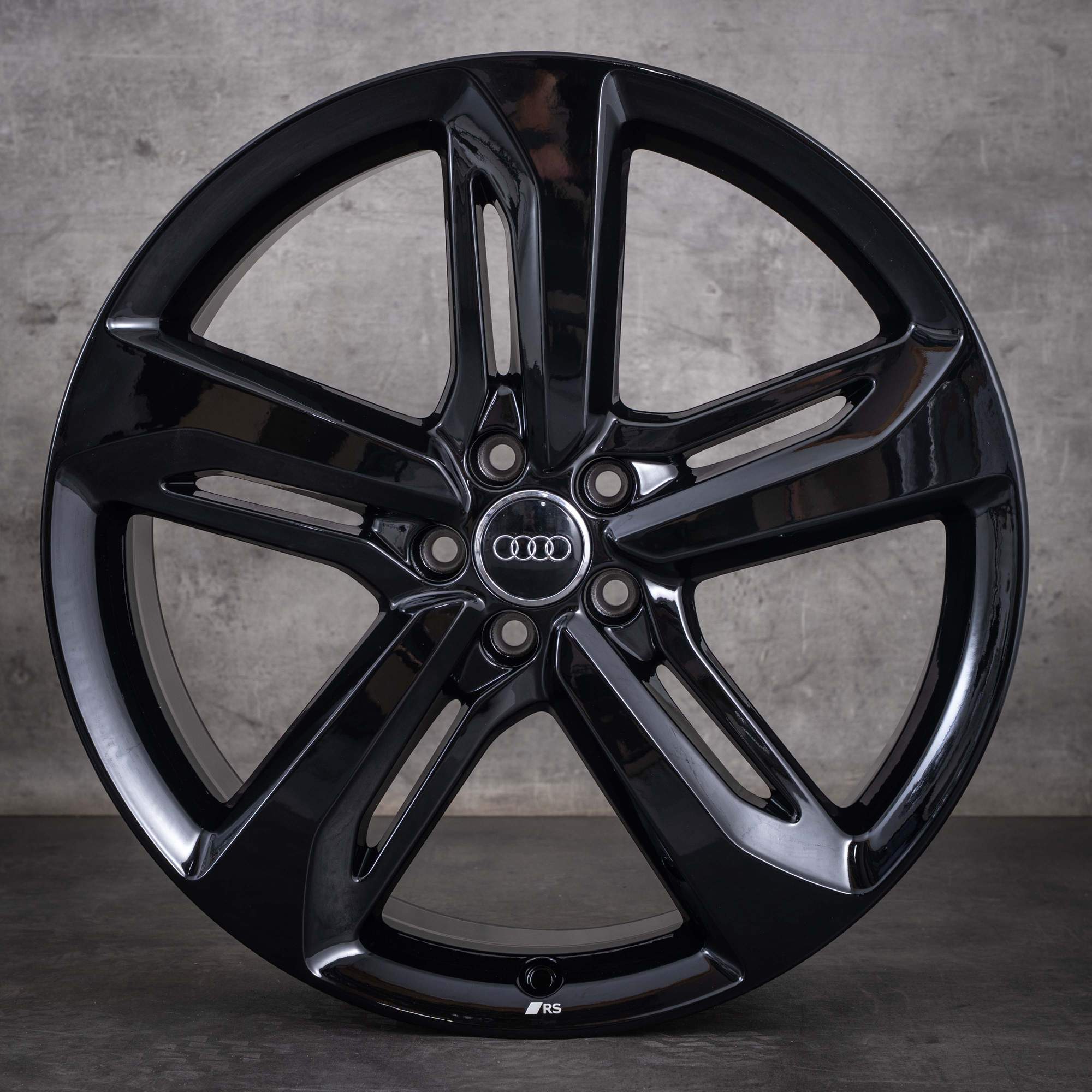 Cerchi originali Audi A6 S6 C7 4G Performance da 21 pollici 4G0601025CN Blade neri lucidi