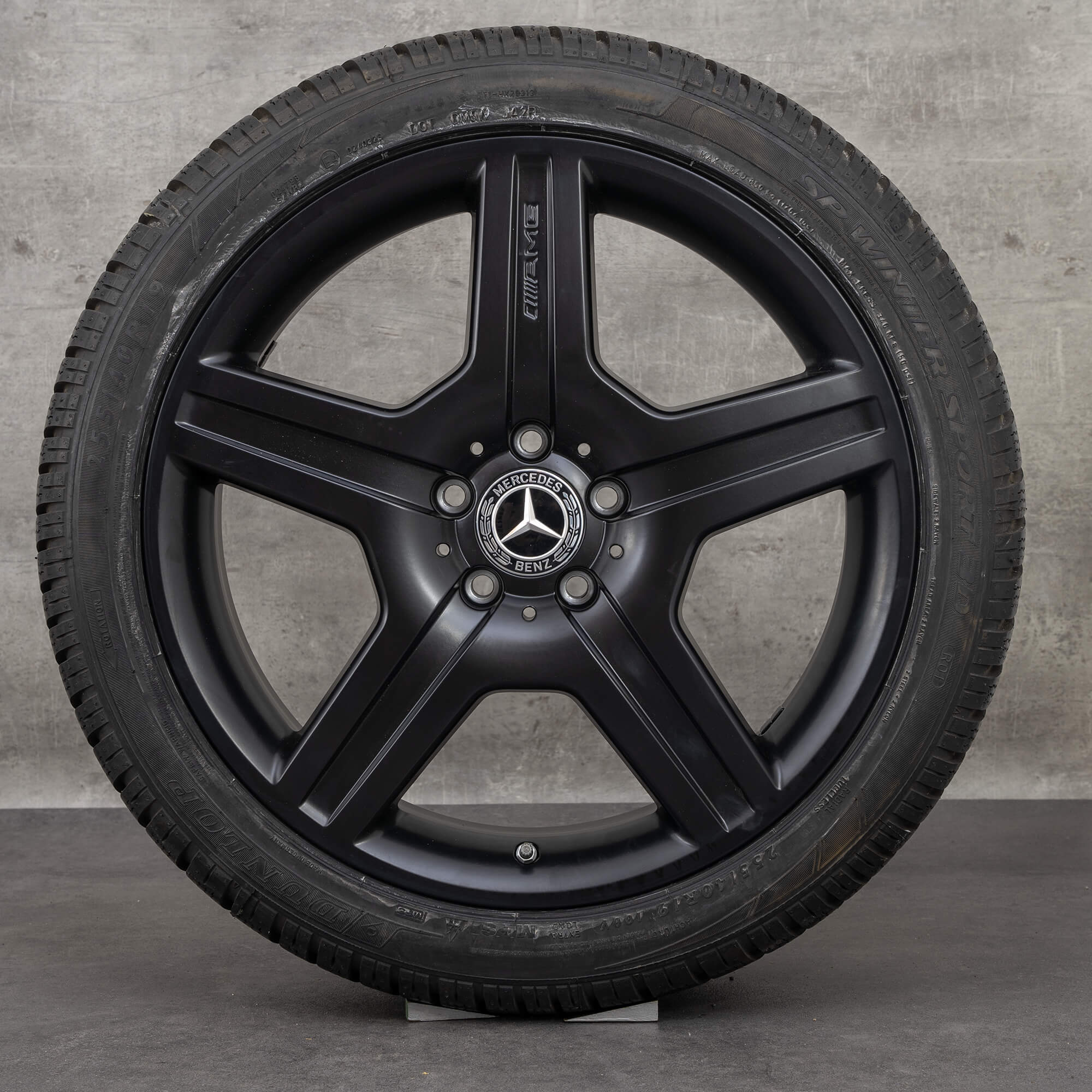 OEM AMG Mercedes Benz S-Class CL winter wheels 19 inch W221 C216 A2214012602 black matt