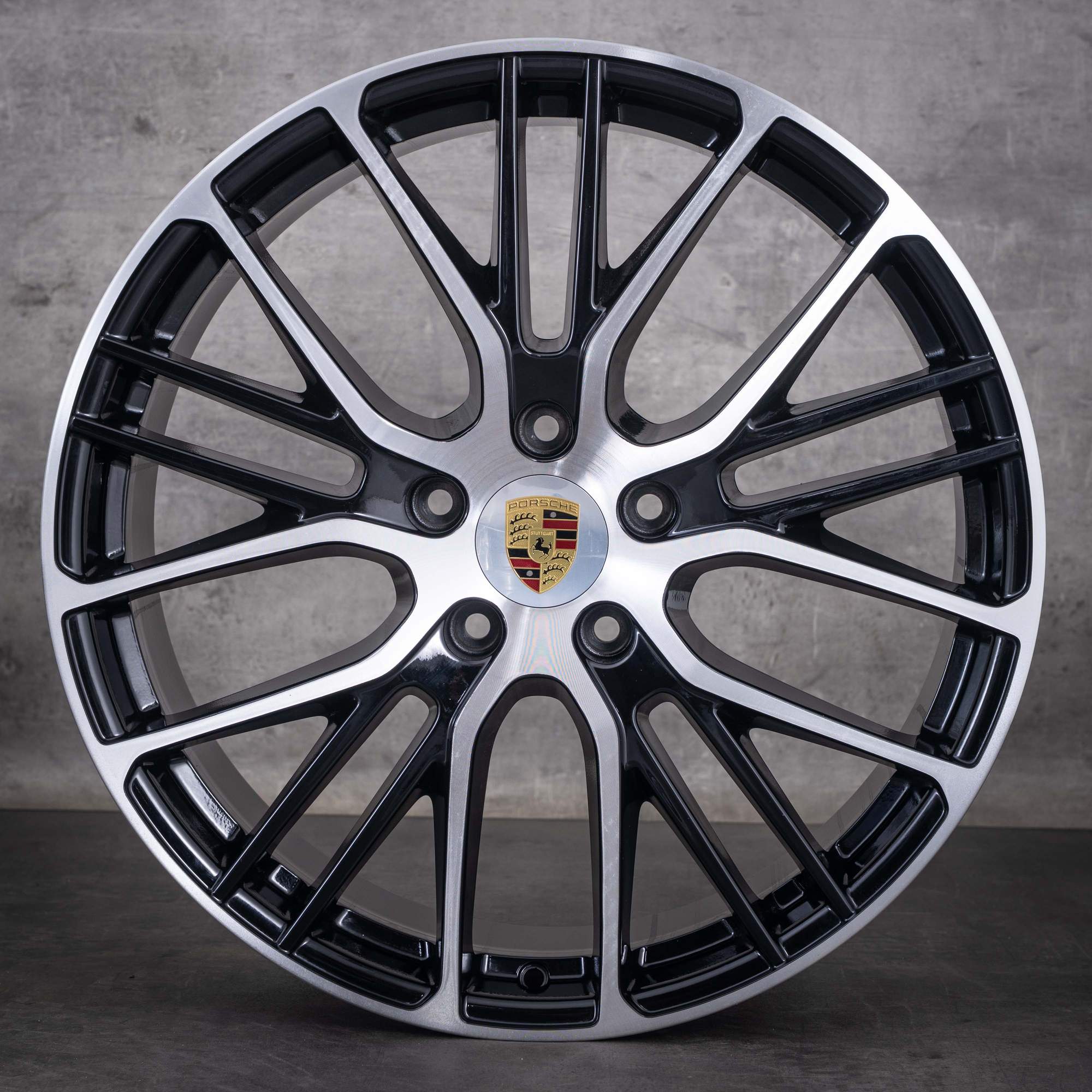 Alkuperäiset Porsche Panamera -vanteet 21 tuumaa 971 4 4S Turbo 971601025AP 971601025CA Exclusive GTS musta diamond cut
