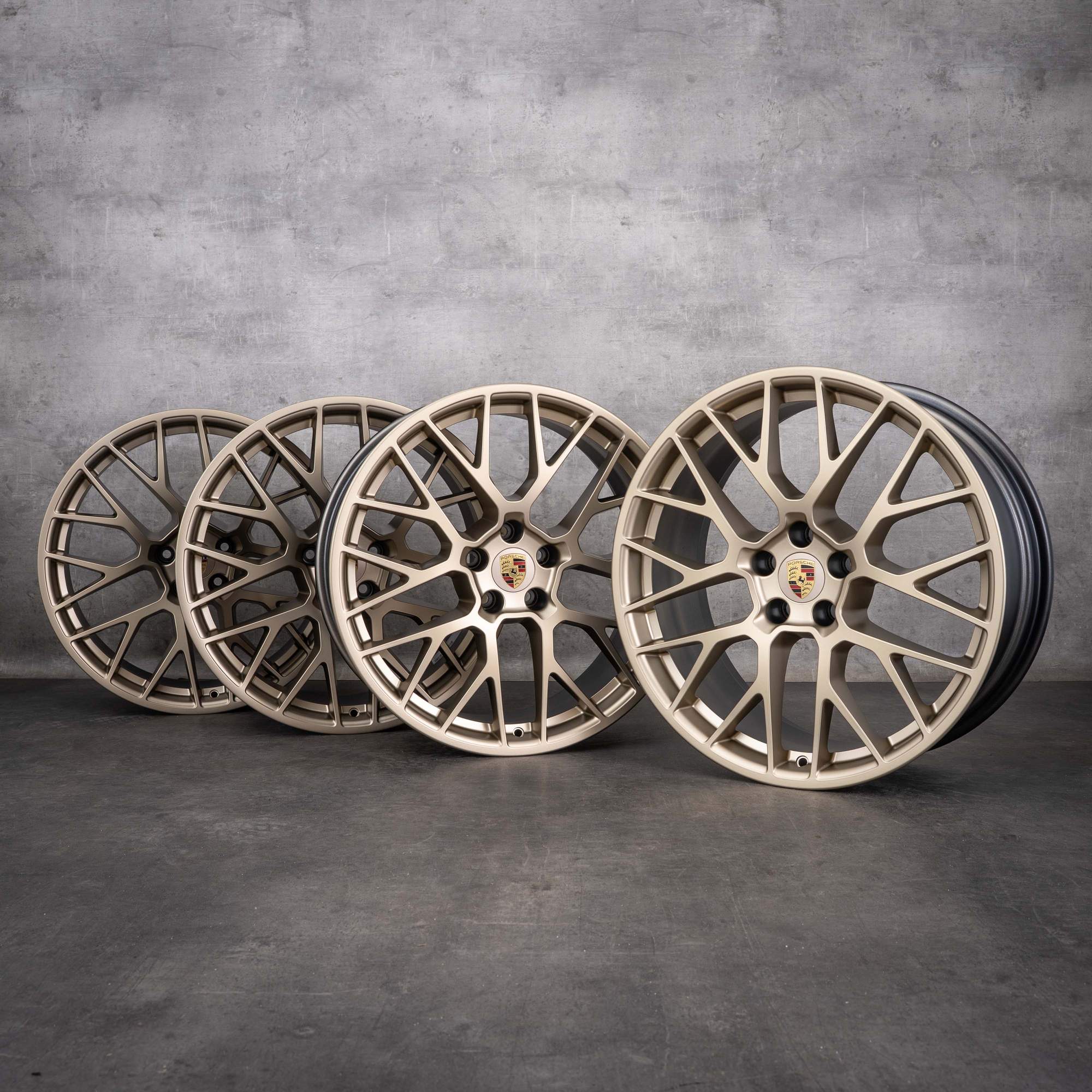 Alkuperäiset Porsche Macan vanteet 20 tuuman I & II RS Spyder 95B601025DS 95B601025DT neodyme matto