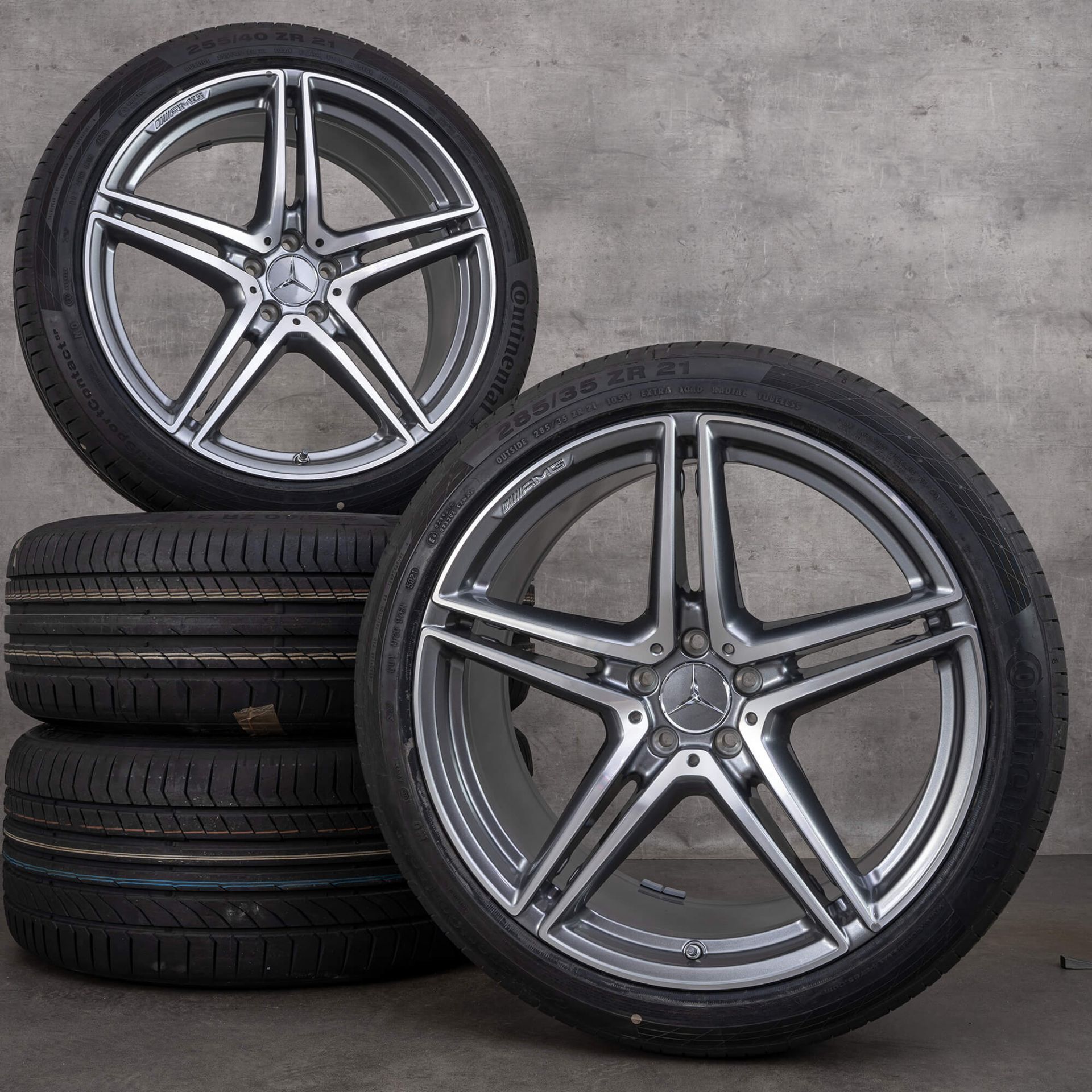 Mercedes Benz 21 inch rims S-Class S63 AMG W223 E-Performance summer ...