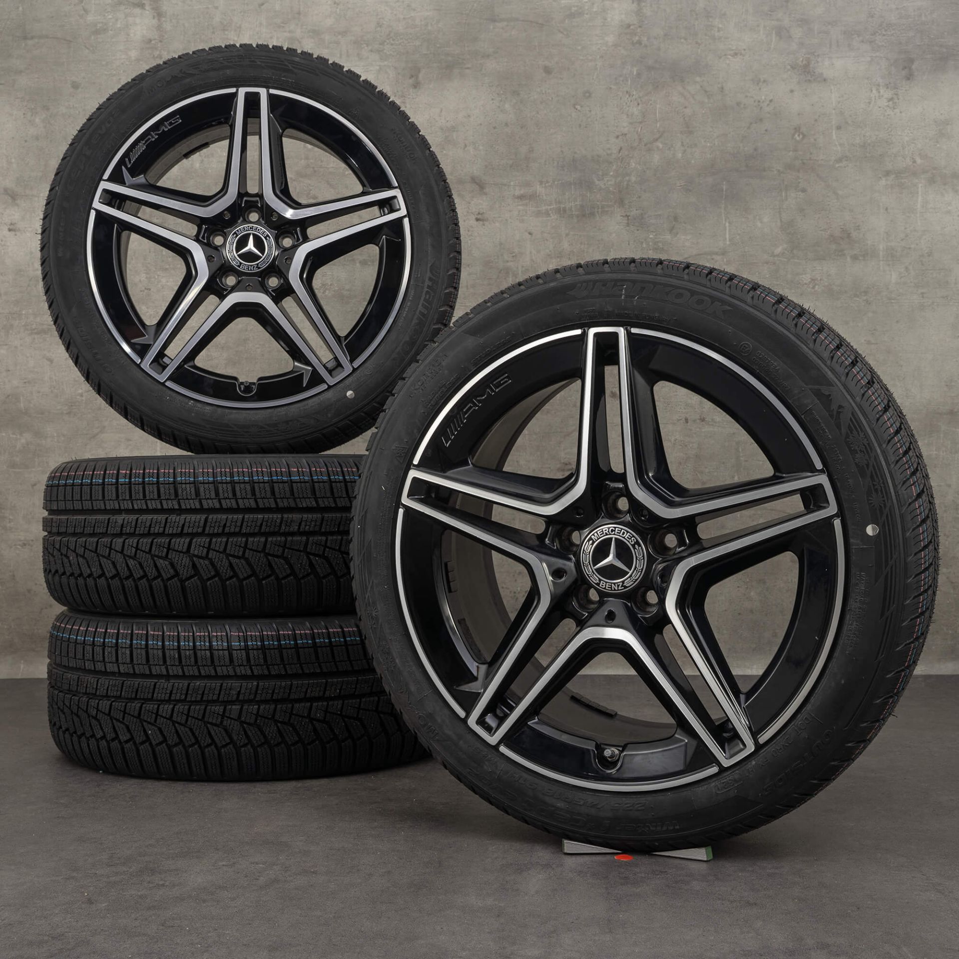 OEM Mercedes Benz A B Class CLA AMG snow tire packages 18 inch W177 ...