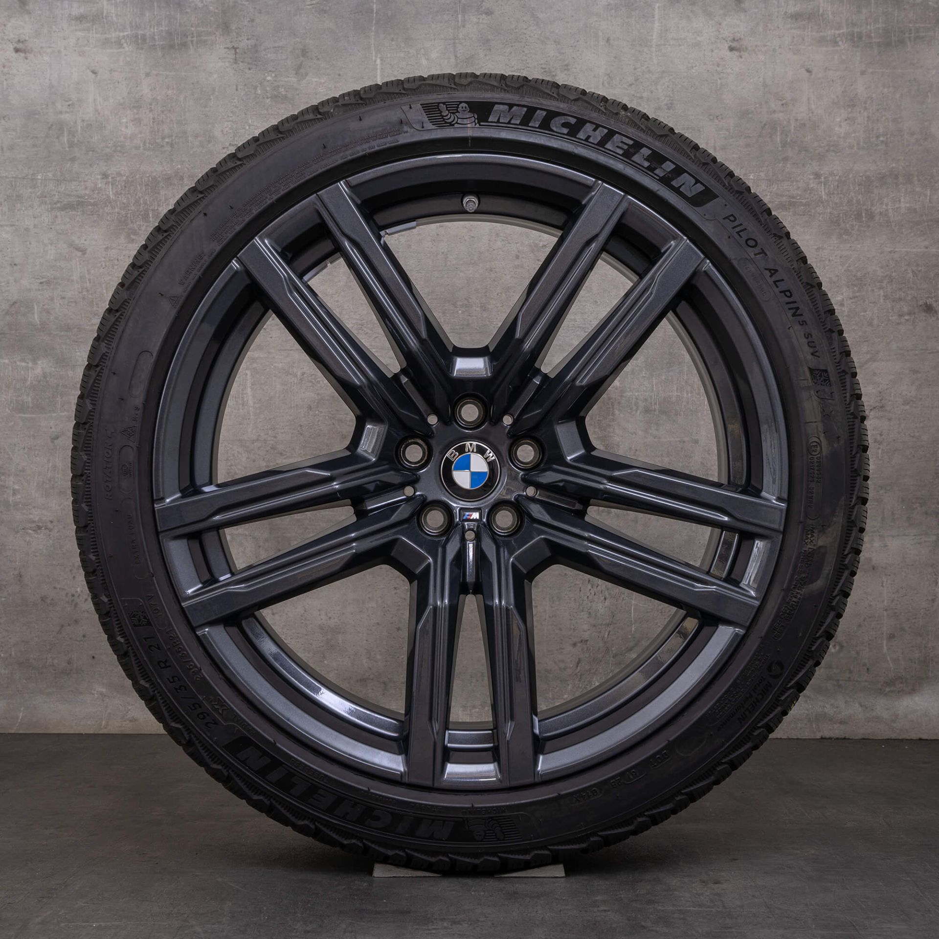 Jantes e pneus inverno originais BMW X5M X6M 21 polegadas F95 F96 ...