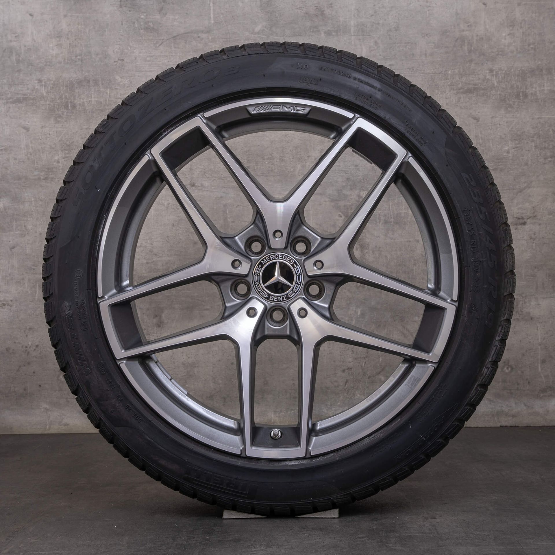 OEM Mercedes Benz GLA & 45 AMG snow tire packages 19 inch X156 rims ...