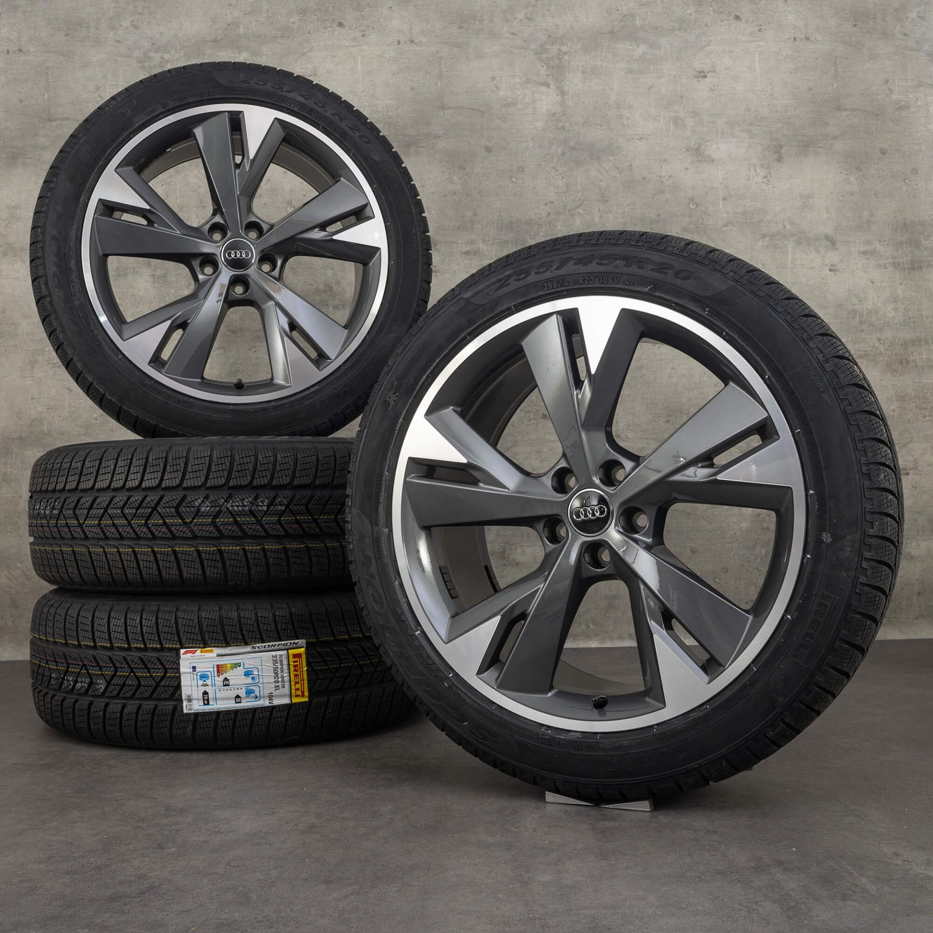 OEM Audi Q4 e-tron snow tire packages 20 inch Sportback rims ...