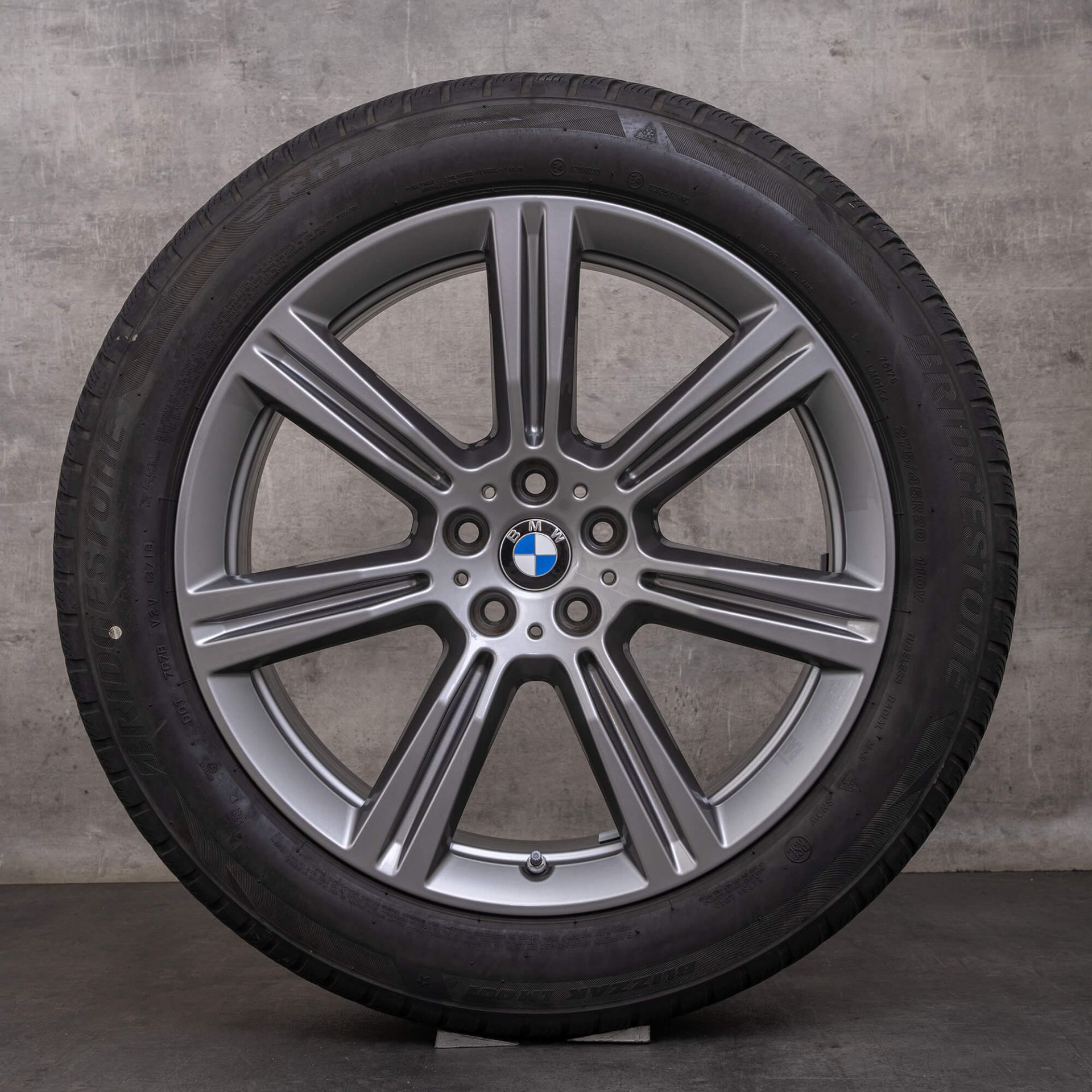 Originale BMW X5 X6 vinterdæk med fælge 20 tommer G05 G06 styling 736 ...
