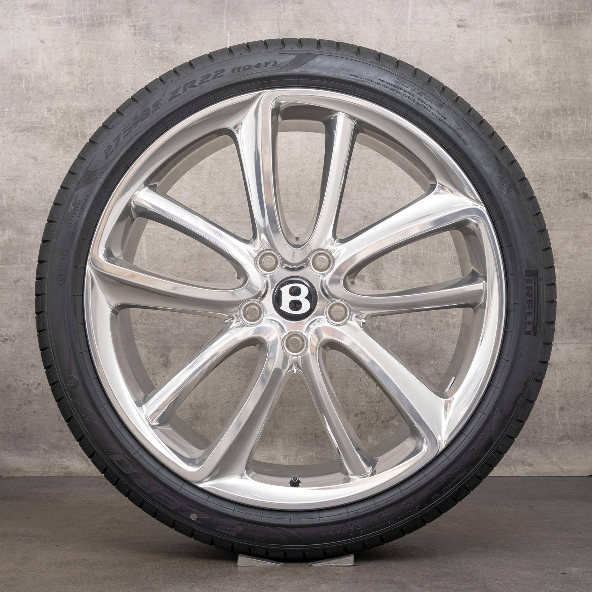 Bentley Continental GT GTC Flying Spur 3S summer tires 22 inch rims