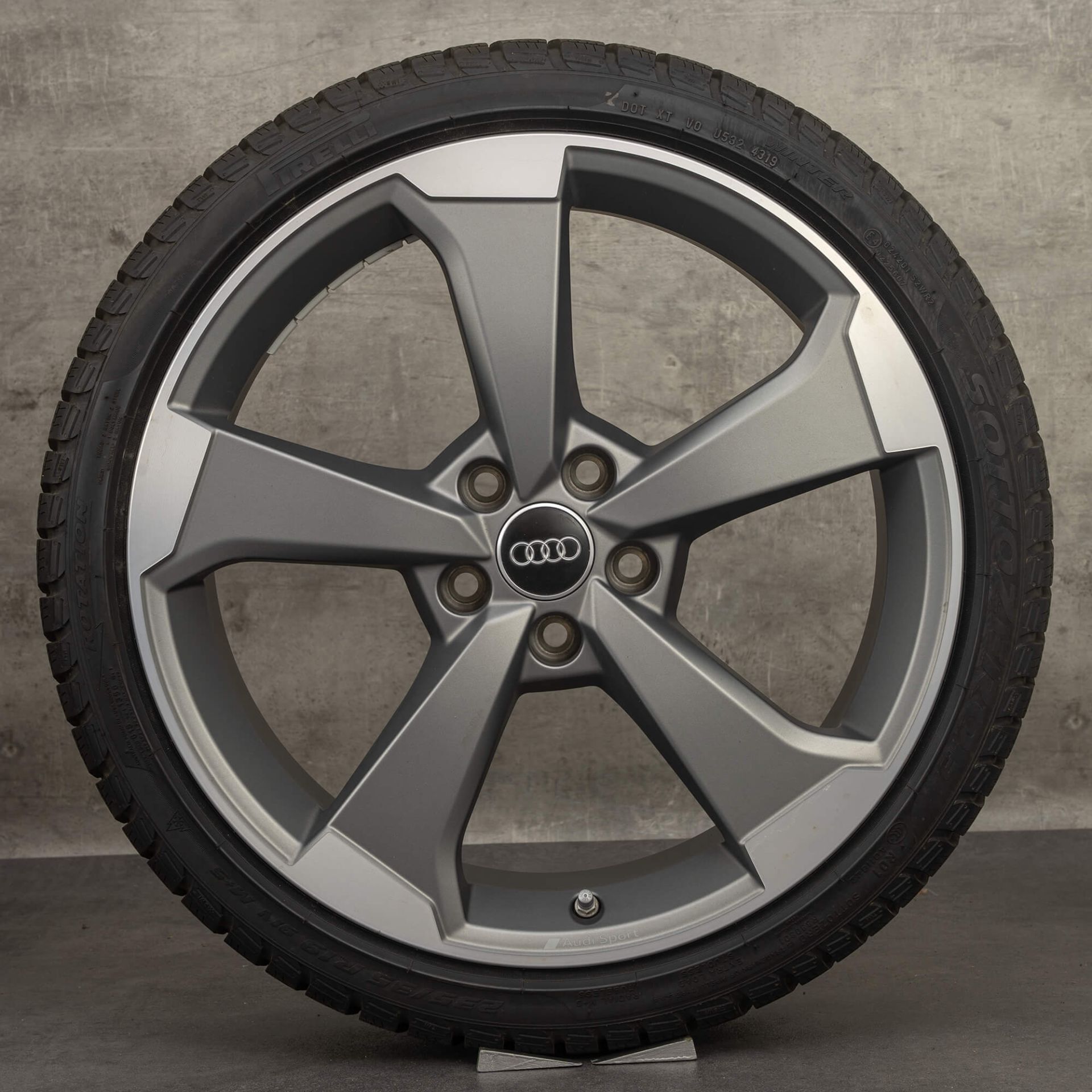 Rim Sticker Decals For VW Audi 8V RS3 5-Arm Rotor Wheels - Fits 8-8.5x19 Inch Rims 12 thumbnail image