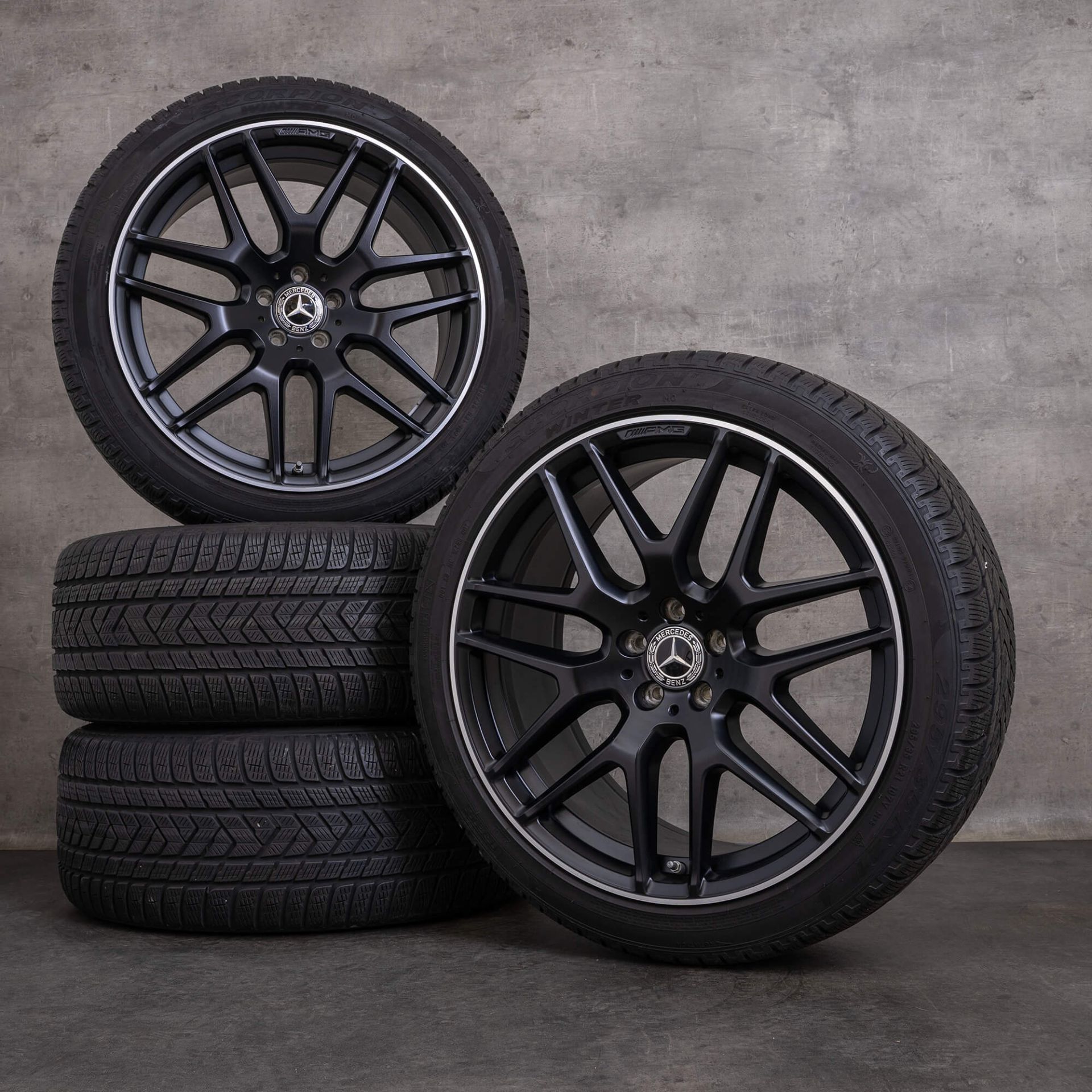 Original Mercedes Benz GLE 63 AMG Winterräder 21 Zoll W166 X166 Felgen ...