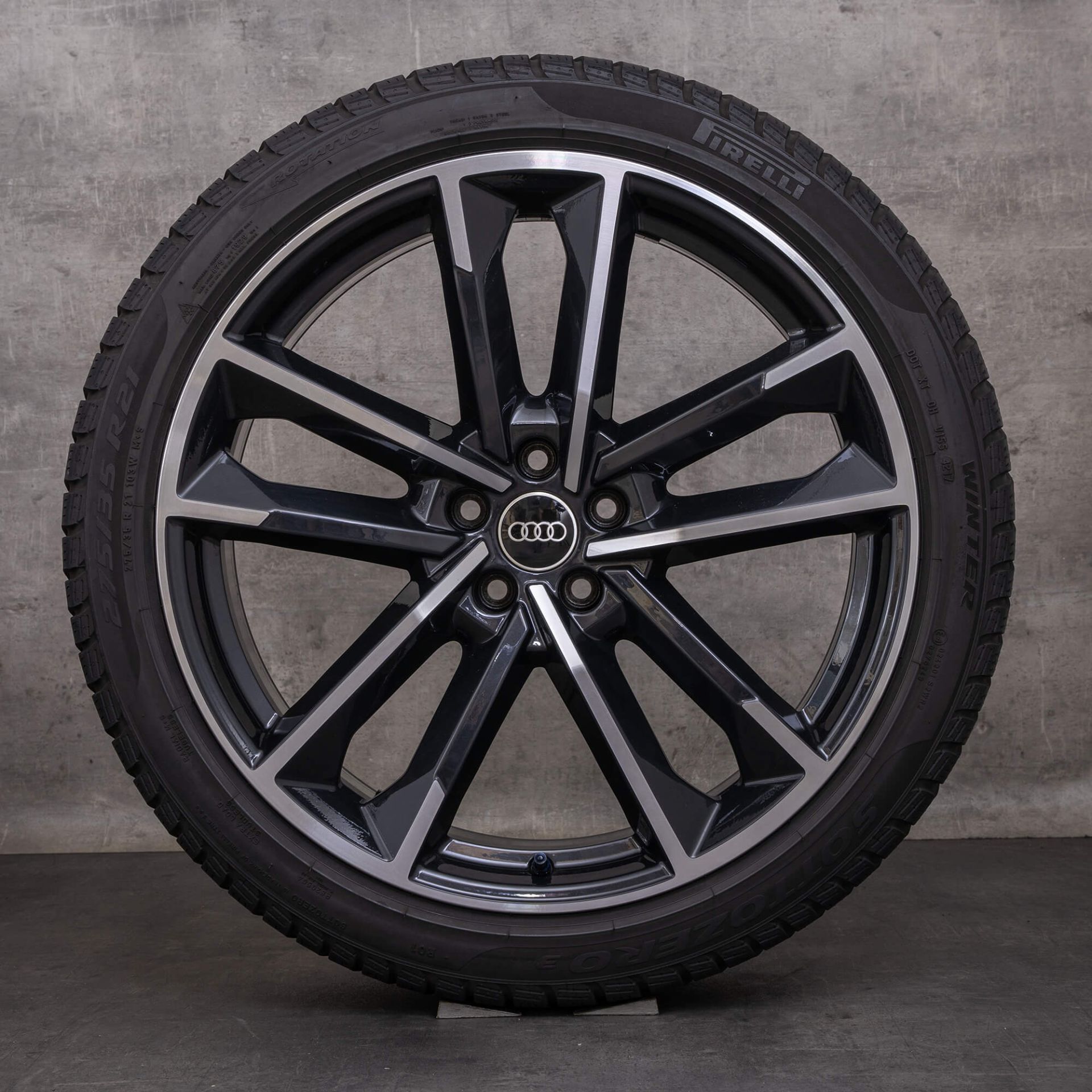 OEM Audi A7 S7 RS7 snow tire packages 21 inch 4G C7 rims 4G8601025AS ...