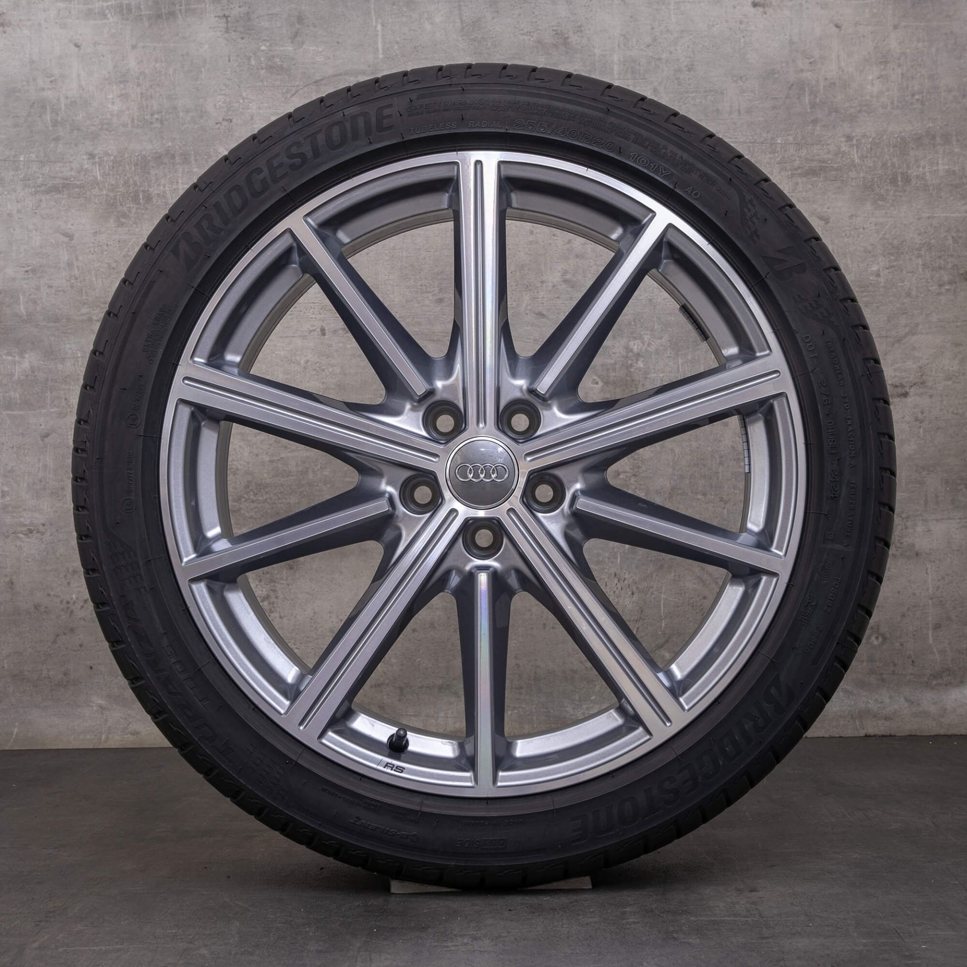 OEM Audi A6 S6 rims 20 inch 4K C8 summer wheels 4K0601025AR anthracite ...